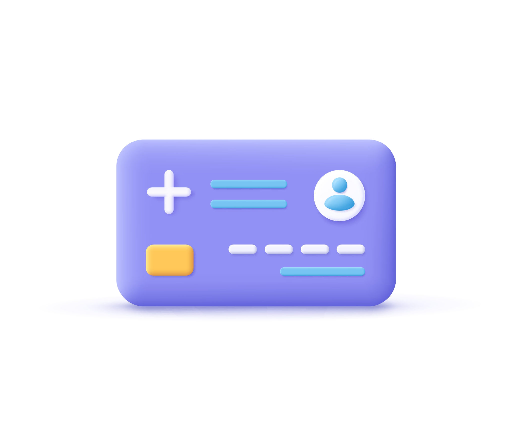 Healthcare,Smart,Card,Icon.,Digital,Health,And,Medical,Consultation,,Medical
