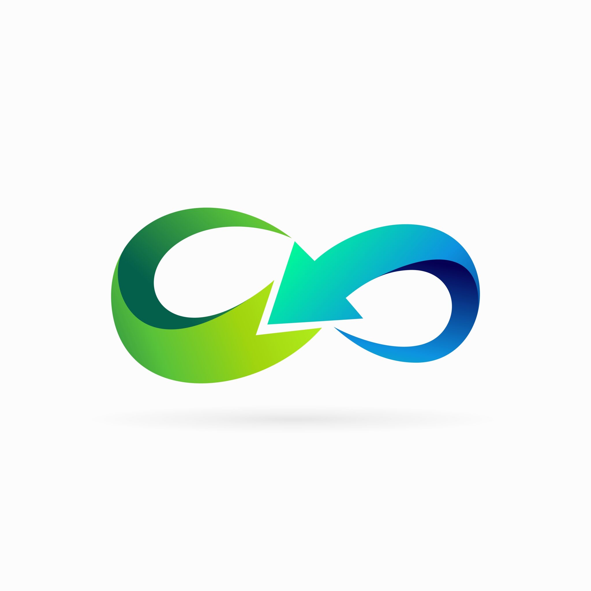Infinite,And,Arrow,Shapes,Combination,Logo,Design,,Arrow,Infinity,Logo
